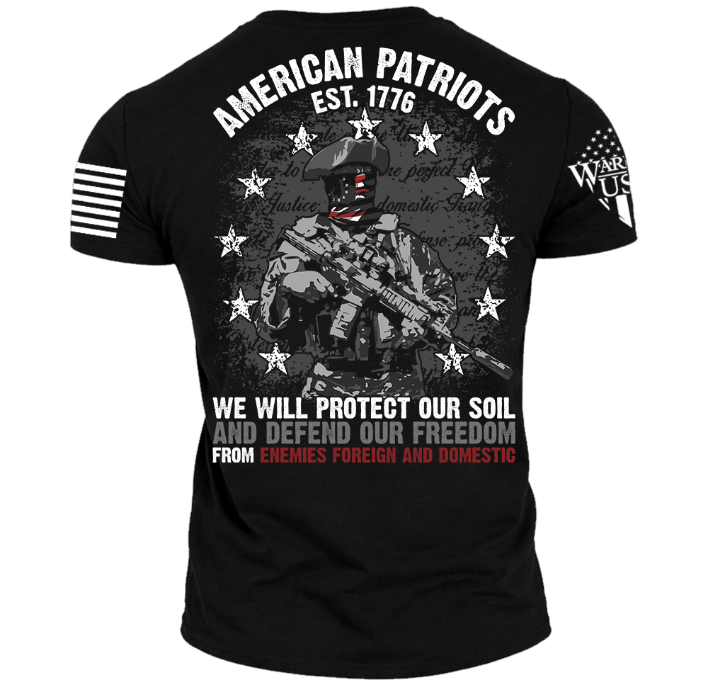 (New Release) American Patriot, Comfortable, and Premium Quality (Pre Order) Print Date By 10/17